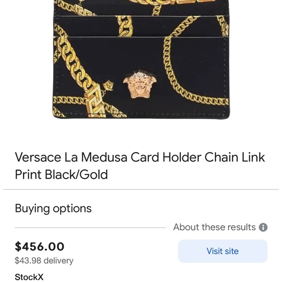 Versace la Medusa card holder - Picture 4 of 6